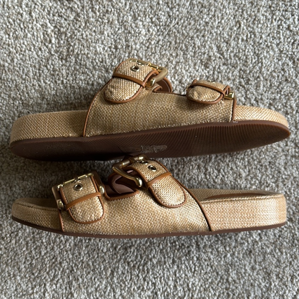 J. Crew Two-Strap Woven Buckle Sandals - Picture 4 of 7